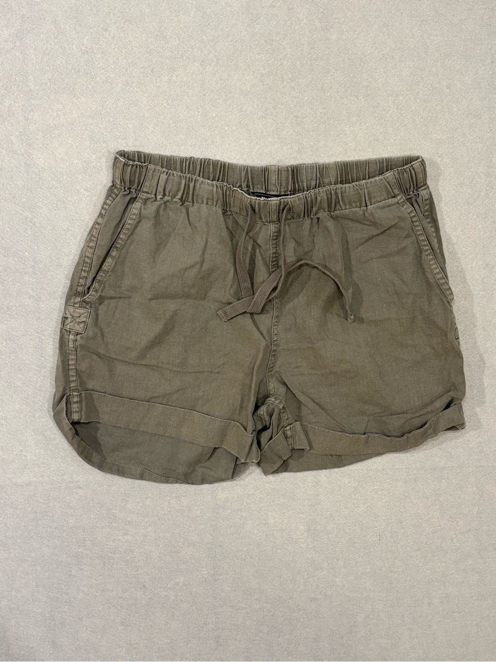 Roots Olive Green Women’s Athletic Drawstring Shorts